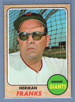 1968 Topps #267 Herman Franks (b)  EX-MT  GO550