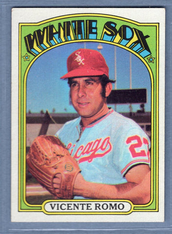 1972 Topps #499 Vicente Romo EX   GO464