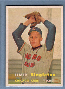 1957 Topps #378 Elmer Singleton(st) VG-EX   GO65