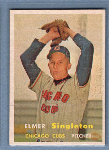 1957 Topps #378 Elmer Singleton(st) VG-EX   GO65