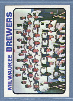 1973 Topps #127 Milwaukee Brewers Team  (b) EX-MT  GO669