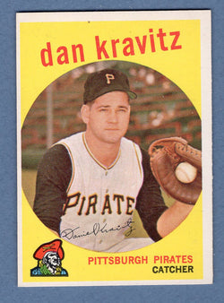 1959 Topps #536 Dan Kravitz EX-MT  GO160