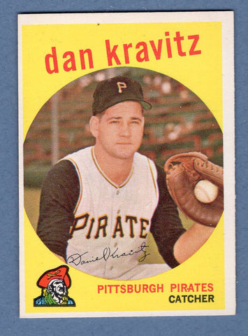 1959 Topps #536 Dan Kravitz EX-MT  GO160