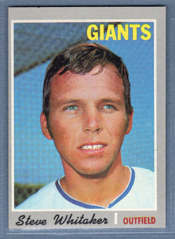 1970 Topps #496 Steve Whitaker  EX-MT  SB2