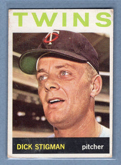 1964 Topps #245 Dick Stigman (st) (b) VG  GO441