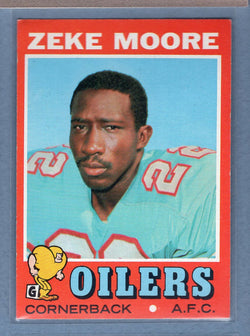 1971 Topps #43 Zeke Moore (st) (a) VG  GO600