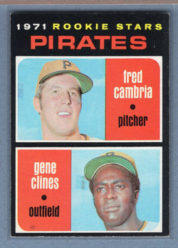 1971 Topps #27 Pirates Rookies(c) EX  GO950