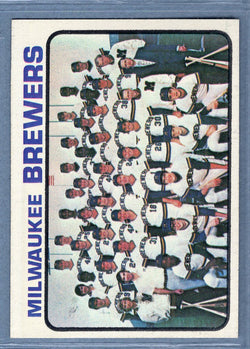 1973 Topps #127 Milwaukee Brewers Team  (C) EX-MT  GO669