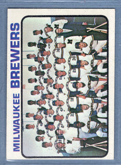 1973 Topps #127 Milwaukee Brewers Team  (d) EX-MT  GO669