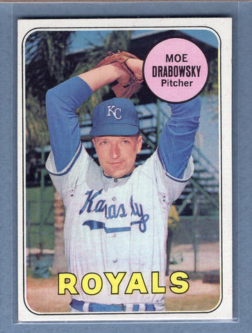 1969 Topps #508 Moe Drabowsky (b) EX-MT  GOWABB