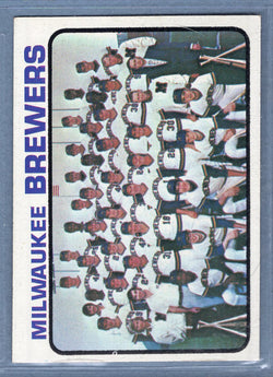 1973 Topps #127 Milwaukee Brewers Team  (f) EX-MT  GO669