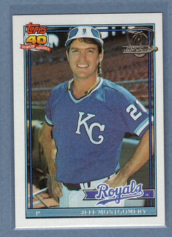 1991 Topps Desert Shield #371 Jeff Montgomery  NM  GO600
