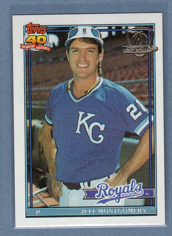 1991 Topps Desert Shield #371 Jeff Montgomery  NM  GO600