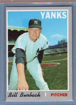 1970 Topps #167 Bill Burbach  EX-MT  GO680