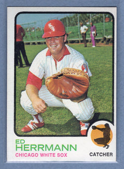 1973 Topps #73 Ed Hermann  EX-MT  GO443