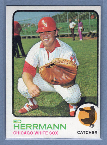 1973 Topps #73 Ed Hermann  EX-MT  GO443