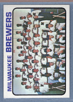 1973 Topps #127 Milwaukee Brewers Team  (g) EX-MT  GO669