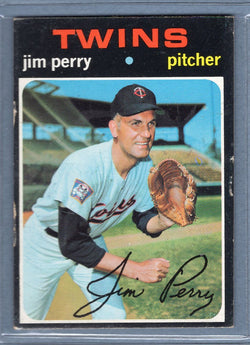 1971 Topps #500 Jim Perry  EX  SB1