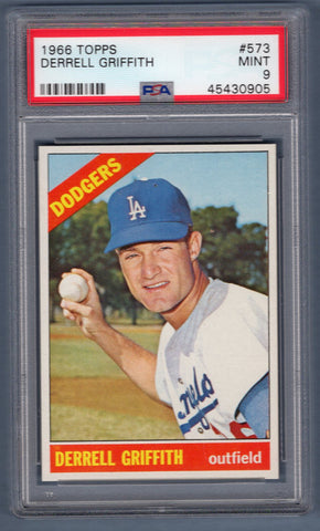 1966 Topps  #573 Derrell Griffith (45430905) PSA 9