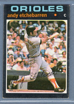 1971 Topps #501 Andy Etchebarren  EX  SB1