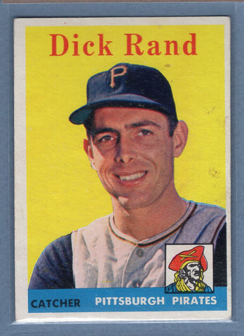 1958 Topps #218 Dick Rand (b) VG-EX  GO501
