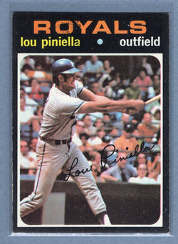 1971 Topps #35 Lou Piniella (b) EX  GO950