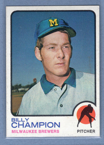 1973 Topps #74 Billy Champion  EX-MT  GO443