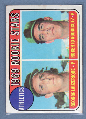 1969 Topps #358 Athletics Rookies EX  GO850
