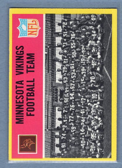 1967 Philadelphia #97 Minnesota Vikings EX  GO110