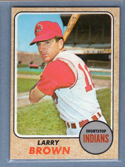 1968 Topps #197 Larry Brown EX  GO49