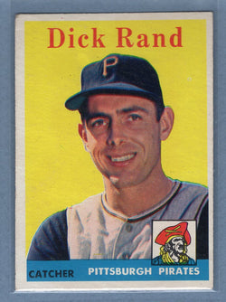 1958 Topps #218 Dick Rand (c) VG-EX  GO501