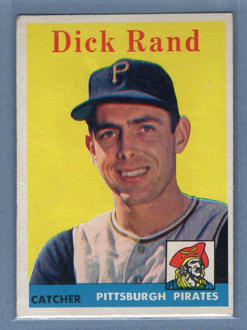 1958 Topps #218 Dick Rand (c) VG-EX  GO501
