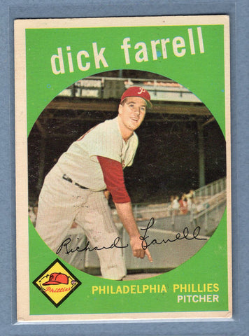 1959 Topps #175 Dick Farrell EX    GO177