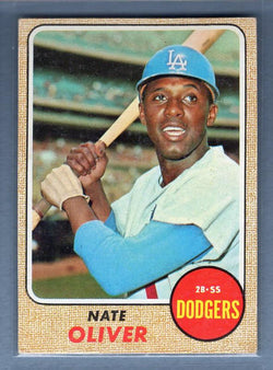 1968 Topps #124 Nate Oliver EX-MT  GO588