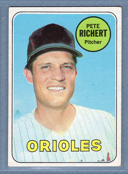 1969 Topps #86 Pete Richert EX  GO661