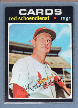 1971 Topps #239 Red Schoendienst (HOF)  (b) EX-MT  GO340