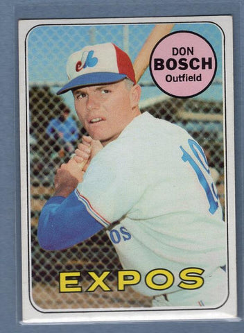 1969 Topps 578 Don Bosch VG-EX SET BREAK
