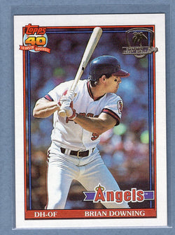 1991 Topps Desert Shield #255 Brian Downing  NM  GO500