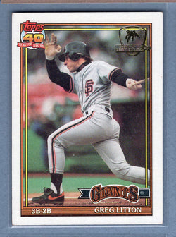 1991 Topps Desert Shield #628 Greg Litton  NM  GO625