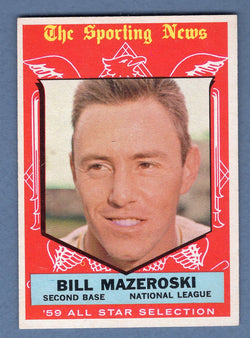 1959 Topps #555 Bill Mazeroski All Star (HOF) EX-MT  GO160