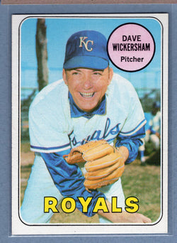 1969 Topps #647 Dave Wickersham EX-MT  GO477