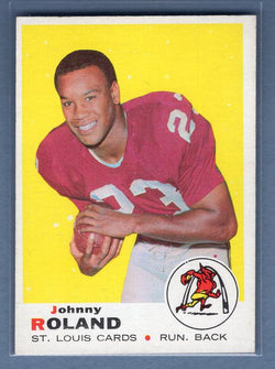 1969 Topps #225 Johnny Roland EX  GO257