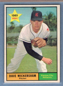 1961 Topps #381 Dave Wickersheim EX   GO195