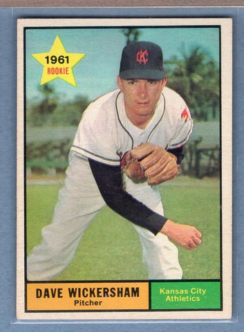 1961 Topps #381 Dave Wickersheim EX   GO195