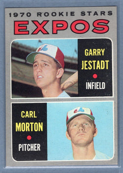 1970 Topps #109 Expos Rookie (GarryJestadt, Carl Morton) VG-EX