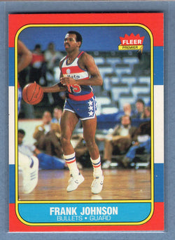 1986 Fleer #52 Frank Johnson (2) EX-MT