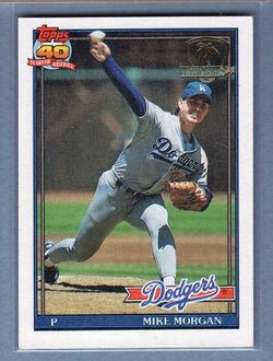 1991 Topps Desert Shield #631 Mike Morgan  NM  GO625