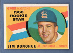 1960 Topps #124 Jim Donohue EX-MT  GO240A