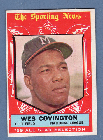 1959 Topps #565 Wes Covington All Star EX-MT  GO160