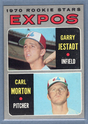 1970 Topps #109 Expos Rookie (GarryJestadt, Carl Morton) VG-EX
